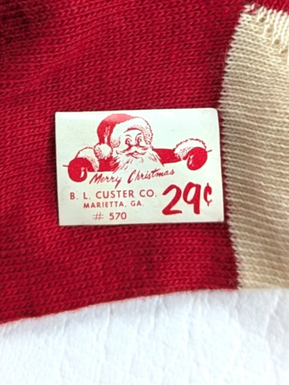 NWT Vintage 1950's Childrens Christmas Socks